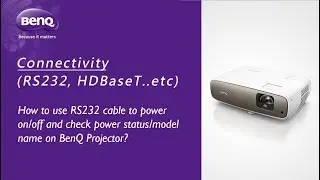 [BenQ FAQ] Projector_How to use RS232 cable connection to power on & off projector