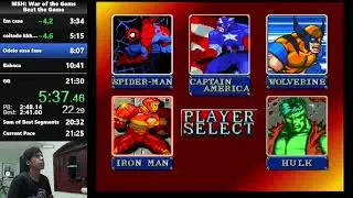 Marvel Super Heroes: War of the Gems Speedrun 21:26.683