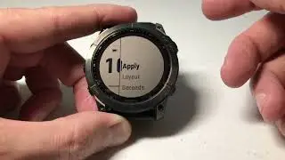 Garmin Fenix 7X: Remove seconds from watchface display