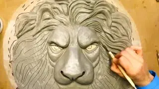 Sculpting Lion the King with Polymer Clay Time-Lapse-Tutorial
