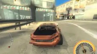 FlatOut2 Multiplayer LAN Race - Water Canal 3