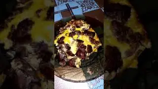 Куриная печень в омлете.😋😋😋👍👍👍💣💣💣