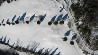 beautiful landscape flight
