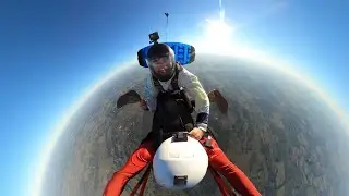 Skydive MVP: Seated Speed Mule (world first raw footage)