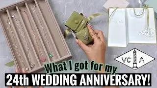WHAT I GOT FOR MY 24th WEDDING ANNIVERSARY - Van Cleef & Arpels Unboxing & Rare Watch