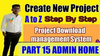 Create new C#.net projects | Create new asp.net with c sharp projects | Admin Panel | C#.NET Project