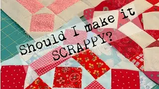 Simple block made scrappy-classic quilt block-learn to sew-make a quilt block