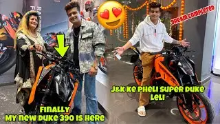 Finally my Super Duke is here❤️‍🔥😍 || J & K first supee duke ke delivery leli😍 || ab tabhai hai🔥