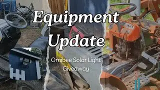 Kubota  B7100 hydraulic repair and equipment updates | Omibee Solar Lights GIVEAWAY