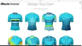Design your own cycling kit with Blackchrome DYO. (USA)