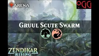 MTG: Arena Deck Tech - Gruul Scute Swarm [ZNR Standard]