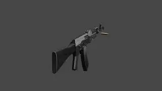 3D Анимация Ak-74