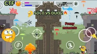 SOLO vs DUO challenge 2 in mini militia|#CTF#funnygameplay