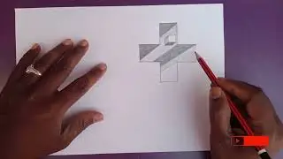 How To Draw A 3d Hole | Trick Art On Paper | ram Arts