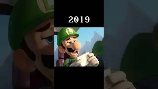 Evolution Of Mario, Princess Peach, & Luigi 