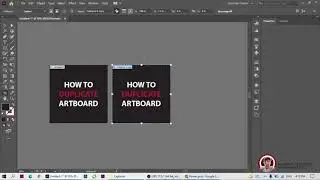How to duplicate artboard in | illustrator|| GD Techno