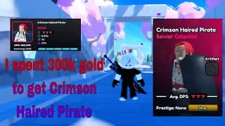 I spent 300k gold to get Crimson Haired Pirate