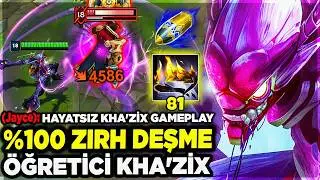 1 VURUŞLA SAKAT BIRAKAN KHA'ZİX !! ÖĞRETİCİ %100 ZIRH DEŞME !!