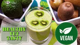 Avocado and Kiwi Vegan Smoothie recipe | Healthy Breakfast