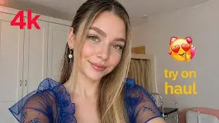 4K Fashion Micro Bikini Try-On Haul | Transparent Lingerie & See-through Styles Try With Me 