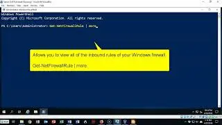 Using Powershell to Gather Firewall Information