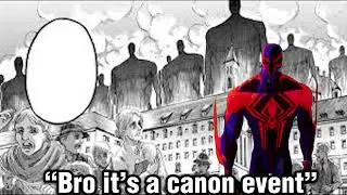 Going back in time to stop Eren Yeager but Spiderman 2099 is there...