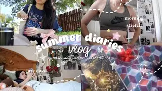 summer diaries vlog ☀️ spend the day with me & starting new routines  ᡣ𐭩 •｡ꪆৎ ˚⋅