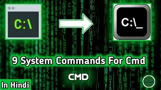 9 system commands for cmd | command prompt,windows,cmd tricks | cmd commands | cmd prompt | CMD ???