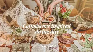 Spring crafts and food for a beautiful picnic 🌷 A magical Cottagecore spring day | S4E7