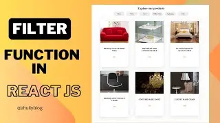 How To Make Filter Component In React | Search Filter In React JS