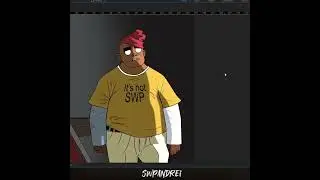 Drawing Russel Hobbs from Gorillaz
