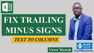 Trailing minus fix, Text to Columns still useful-Excel
