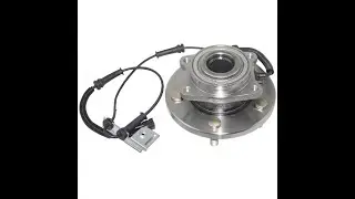 How to change the wheel bearing on a 2011 Town & Country.