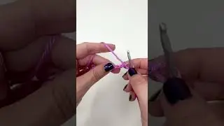 Crochet Tip: Working into back bumps of foundation chain to get a nicer edge.