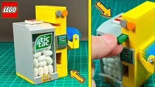 Working LEGO Tic Tac Vending Machine with Safe | Tutorial