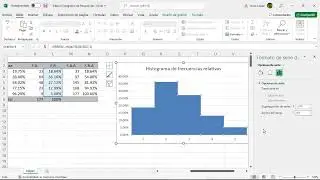 Tabla e histograma de frecuencias con Excel
