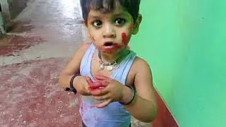 छोटी बच्ची की कलाकारी