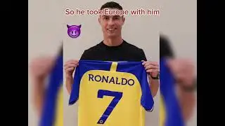 Ronaldo left Europe so he took it with him😈