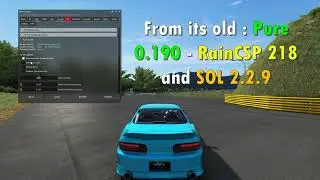 Assetto Corsa Fix Rain & Pure - CSP preview442 & Pure 0.205