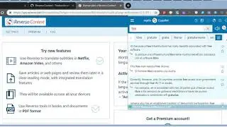 Reverso Context - Traducción en Contexto.  Extensión de Chrome. context_reverso.net.