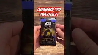 A legendary and Hyperfoil in one pack?? #Starwars #starwarsunlimited #cardopening #shorts
