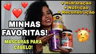 #Top3: MÁSCARAS DE CABELO !