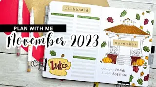 PLAN WITH ME || November 2023 Bullet Journal Setup