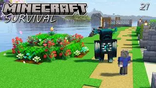 I made a warden chase me 1000 blocks to his new home! - Minecraft survival