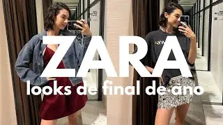 ZARA LOOKS FINAL DE ANO | PROVADOR! Provando inspirações para o Verão e Festas! Shopping TOUR NEW IN