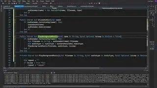 VBGM117-2 - VB.NET Further Improvements - Adding audio methods - Part 2