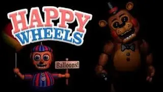 Five Nights At Freddys в Happy Wheels! Страшно весело!
