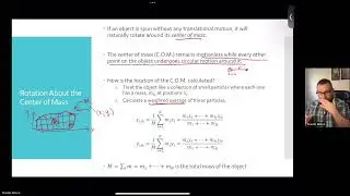Lecture_E.9.1 - Rotation, Center of Mass, Moment of Inertia