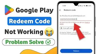We need more info to redeem your gift card problem | Google play redeem code not working