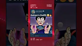 Gohan's Outfit 😳🔥 #dragonball #dbs #dbz #dragonballz #dragonballsuper #shorts